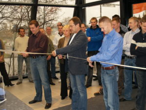 The opening of our official shop in Tartu in 2006